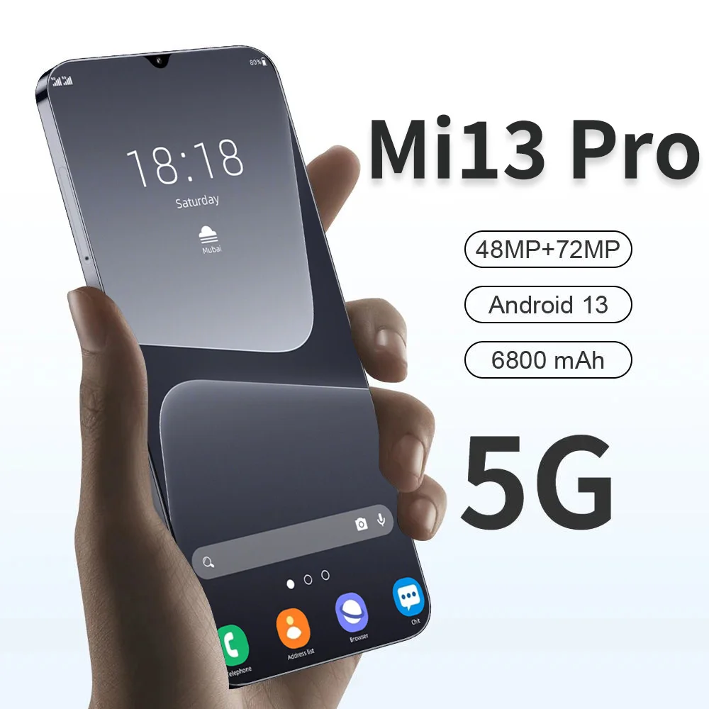 Mobile Phones Mi 13 Pro 6.8 HD Screen SmartPhone Original 16G+1T 5G Dual Sim Celulares Android Unlocked 72MP 6800mAh Cell Phone
Mobile Phones Mi 13 Pro 6.8 HD Screen SmartPhone Original 16G+1T 5G Dual Sim Celulares Android Unlocked 72MP 6800mAh Cell Phone