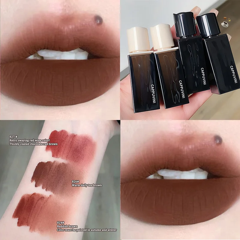 Matte Lip Glaze Amber Transparent Tube Lipstick Lip Mud Velvet Waterproof Lip Gloss Long-lasting Non-Stick Cup Lip Tint Makeup
Matte Lip Glaze Amber Transparent Tube Lipstick Lip Mud Velvet Waterproof Lip Gloss Long-lasting Non-Stick Cup Lip Tint Makeup