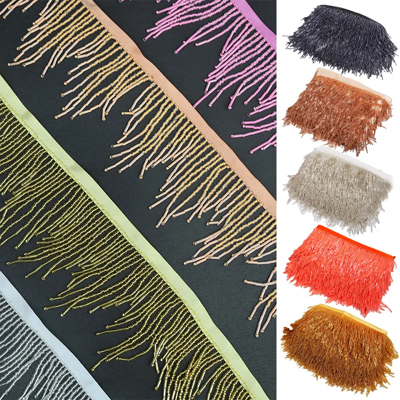 1yard Crystal Beaded Tassel Lace Material DIY Stage Clothes Home Curtain Headwear Decoration Fabric Sewing Accessories
1yard Crystal Beaded Tassel Lace Material DIY Stage Clothes Home Curtain Headwear Decoration Fabric Sewing Accessories