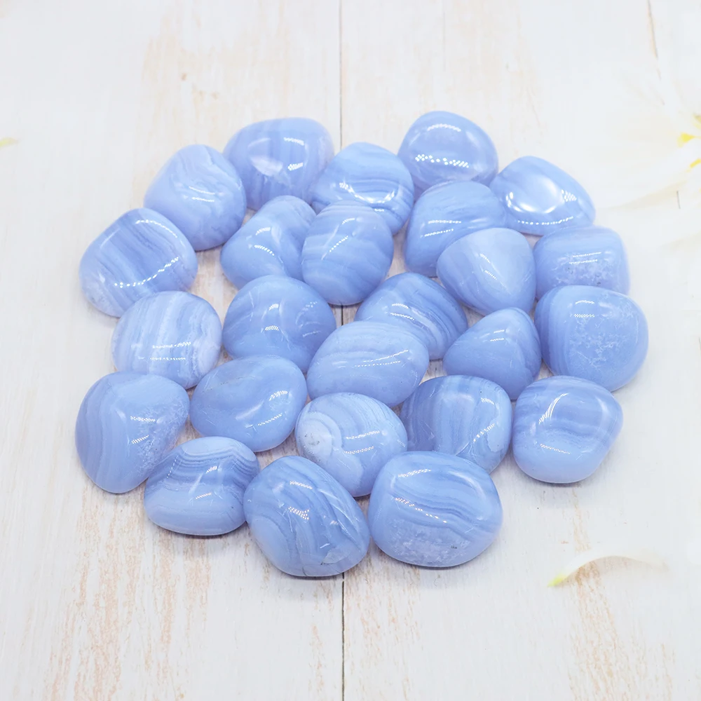 Natural Blue Lace Agate Tumbled Stones Wicca Reiki Healing Crystals Polished Energy Chakra Gemstone Ornament Aquarium Home Decor
Natural Blue Lace Agate Tumbled Stones Wicca Reiki Healing Crystals Polished Energy Chakra Gemstone Ornament Aquarium Home Decor