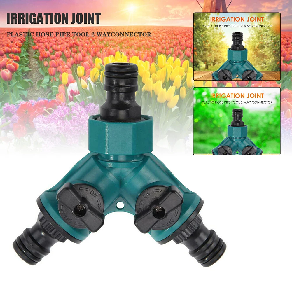 2 Way Garden Pipe Tap Connector Water Quick Connector Y Shape Hose Splitter Garden Irrigation Water Pipe Connector
2 Way Garden Pipe Tap Connector Water Quick Connector Y Shape Hose Splitter Garden Irrigation Water Pipe Connector