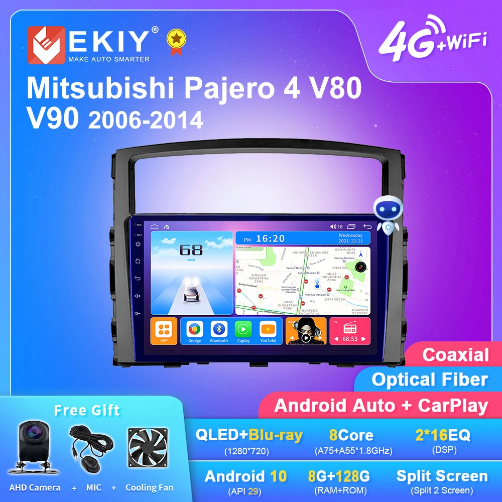 EKIY T7 QLED Android 10.0 для Mitsubishi Pajero 4 V80 V90 2006-2014 мультимедийный видеоплеер навигация GPS No 2din Carplay DVD
EKIY T7 QLED Android 10.0 для Mitsubishi Pajero 4 V80 V90 2006-2014 мультимедийный видеоплеер навигация GPS No 2din Carplay DVD