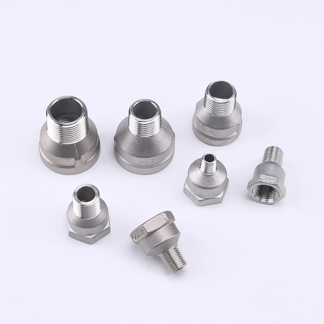 1Pcs 304 Stainless Steel 3/8" 1/2" 1" 1.2" 1.5" 2" Male*Female Thread Pipe Fittings Garden Irrigation Water Pipe Coupler Adapter
1Pcs 304 Stainless Steel 3/8" 1/2" 1" 1.2" 1.5" 2" Male*Female Thread Pipe Fittings Garden Irrigation Water Pipe Coupler Adapter