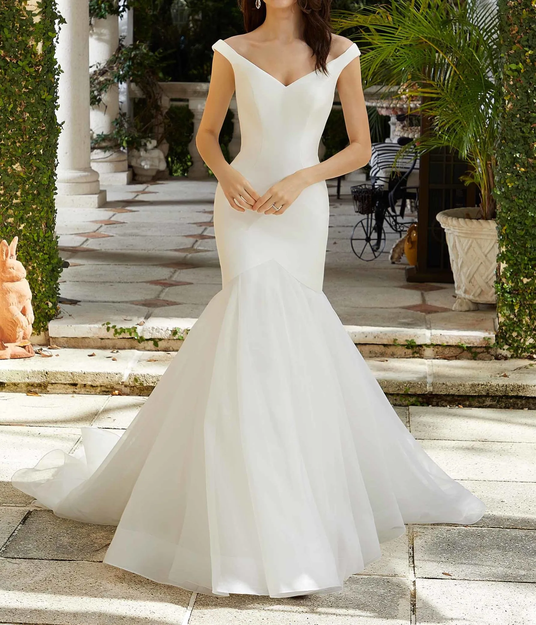 Summer Long Sexy Customized Women Bride Mermaid Organza Wedding Dress WHW-335
Summer Long Sexy Customized Women Bride Mermaid Organza Wedding Dress WHW-335