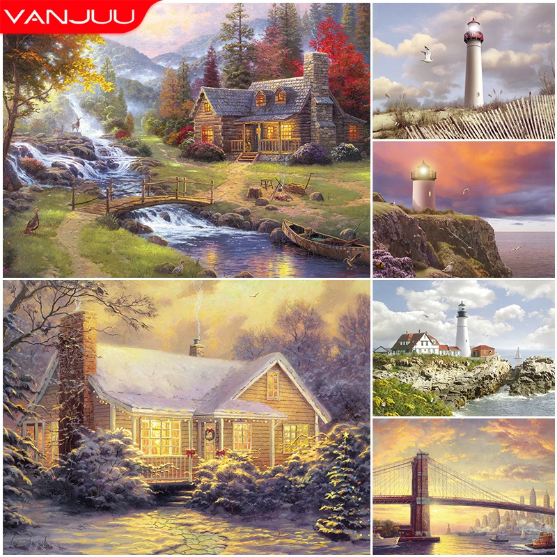 5D Diamond Painting DIY House Scenery Full Square/Round Diamond Embroidery Cross Stitch Mosaic Home Decoration Christmas Gift
5D Diamond Painting DIY House Scenery Full Square/Round Diamond Embroidery Cross Stitch Mosaic Home Decoration Christmas Gift
