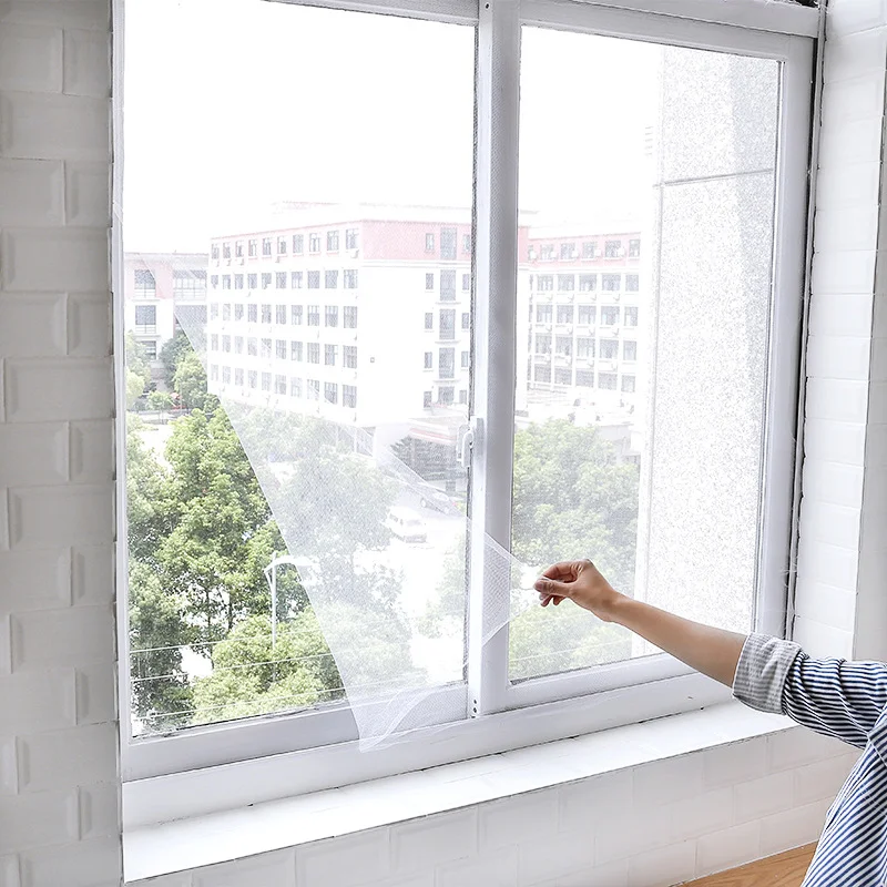 Fly Mosquito Window Net Insect Mesh Window Screen Net Indoor Mesh Bug Mosquito Net Easy To Fit with Tape Home Textile
Fly Mosquito Window Net Insect Mesh Window Screen Net Indoor Mesh Bug Mosquito Net Easy To Fit with Tape Home Textile