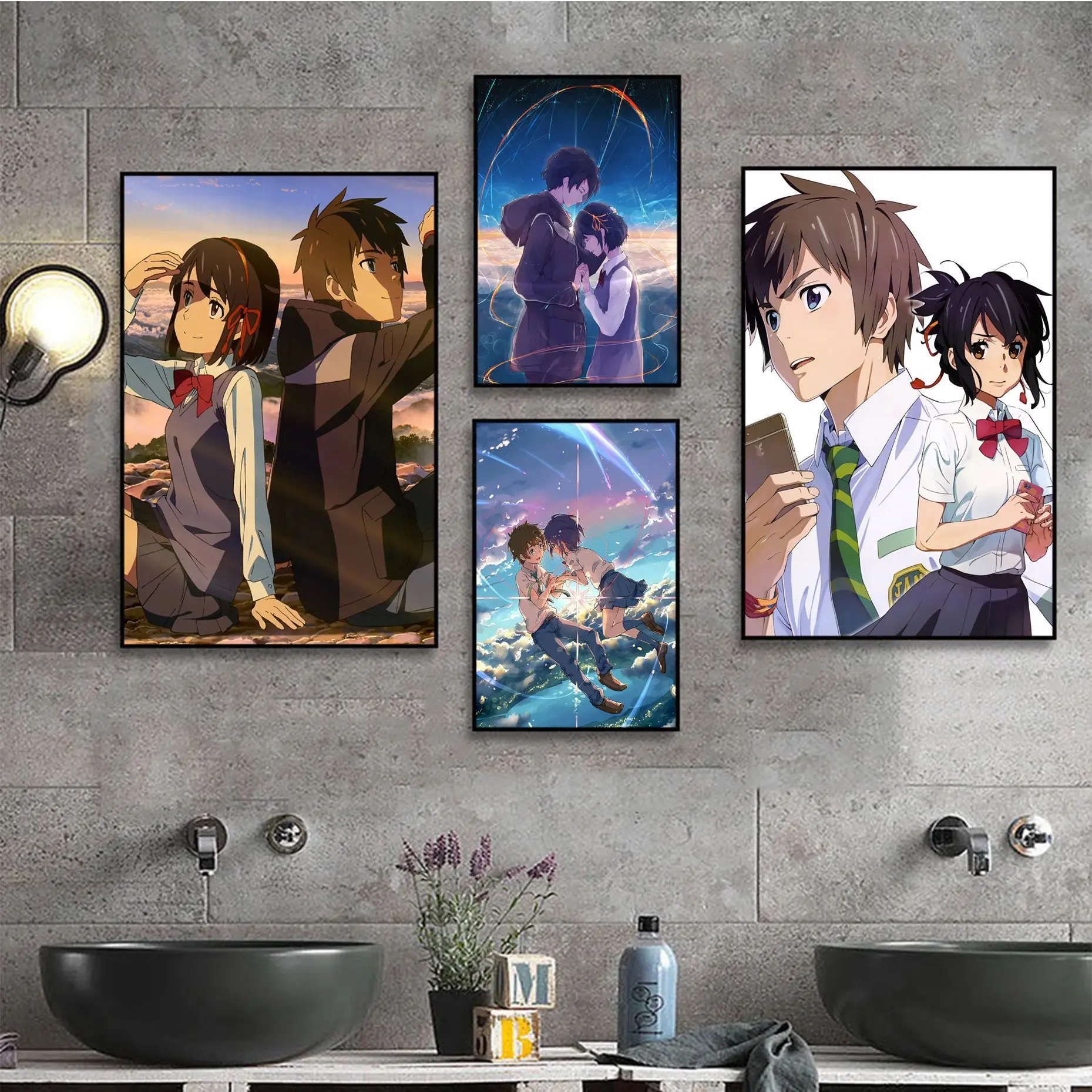 Anime Movie Prints Your Name Poster Movie Sticky Posters Vintage Room Home Bar Cafe Decor Room Wall Decor
Anime Movie Prints Your Name Poster Movie Sticky Posters Vintage Room Home Bar Cafe Decor Room Wall Decor