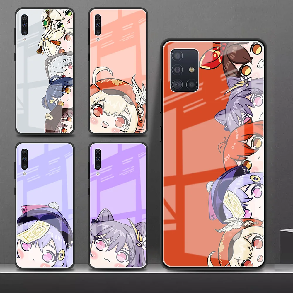 Genshin Impact Anime Cute Glass Case For Samsung Galaxy A52 A71 A50 A51 A70 A21s A31 A72 A10 A12 A30 A11 A22 5G Phone Cover
Genshin Impact Anime Cute Glass Case For Samsung Galaxy A52 A71 A50 A51 A70 A21s A31 A72 A10 A12 A30 A11 A22 5G Phone Cover