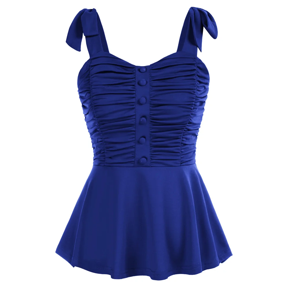 BP Crop Top For Women 2022 Summer Fashion Vintage Ruched Tops Tie Shoulder Peplum Hem A-Line Tops Sleeveless Crop Vest
BP Crop Top For Women 2022 Summer Fashion Vintage Ruched Tops Tie Shoulder Peplum Hem A-Line Tops Sleeveless Crop Vest