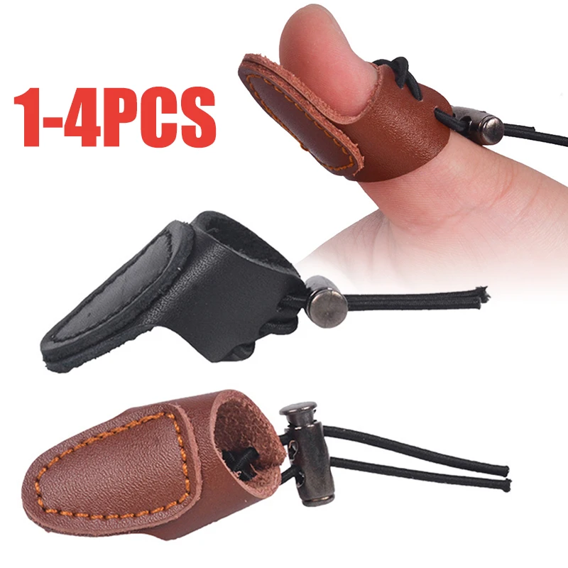1-4 Pcs Soft Cow Leather Recurve Bow Arrow Finger Tip Protector Practice Archery Thumb Ring Tab Guard Hunting Accessories Black
1-4 Pcs Soft Cow Leather Recurve Bow Arrow Finger Tip Protector Practice Archery Thumb Ring Tab Guard Hunting Accessories Black
