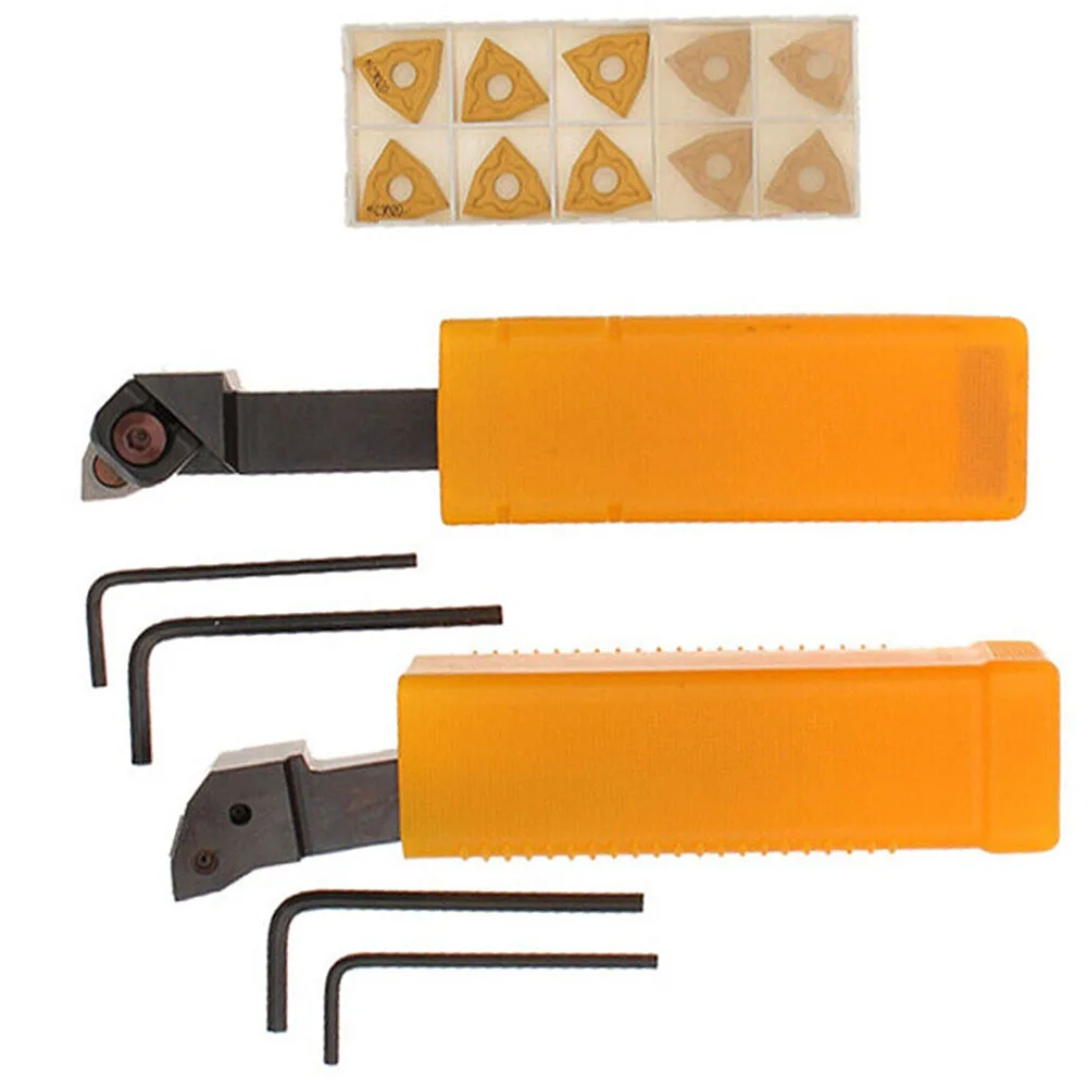 Tool Set, WWLNR1616H08 Bracket + WWLNL1616H08 Bracket 4 Wrenches + 10pcs WNMG080404 Insert, Ideal for High Hardness Materials
Tool Set, WWLNR1616H08 Bracket + WWLNL1616H08 Bracket 4 Wrenches + 10pcs WNMG080404 Insert, Ideal for High Hardness Materials