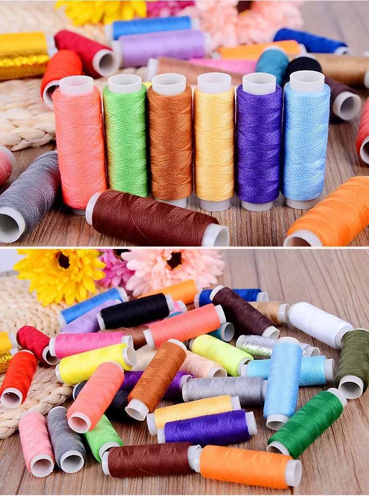 1-39pcs 200yards Sewing Thread Polyester Embroidery Thread Set Strong And Durable Sewing Threads Needlework For Hand Machines
1-39pcs 200yards Sewing Thread Polyester Embroidery Thread Set Strong And Durable Sewing Threads Needlework For Hand Machines