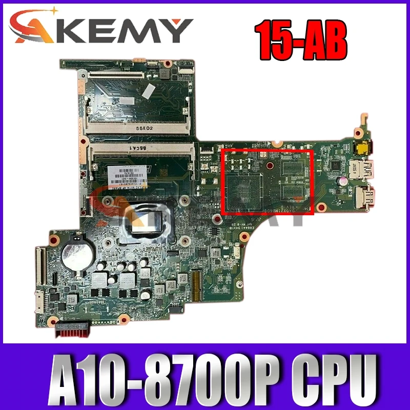 Материнская плата для ноутбука HP серии 15-AB 809338-501 809338-001 DA0X21MB6D0 с процессором A10-8700P DDR3 MB 100% протестирована Быстрая доставка
Материнская плата для ноутбука HP серии 15-AB 809338-501 809338-001 DA0X21MB6D0 с процессором A10-8700P DDR3 MB 100% протестирована Быстрая доставка