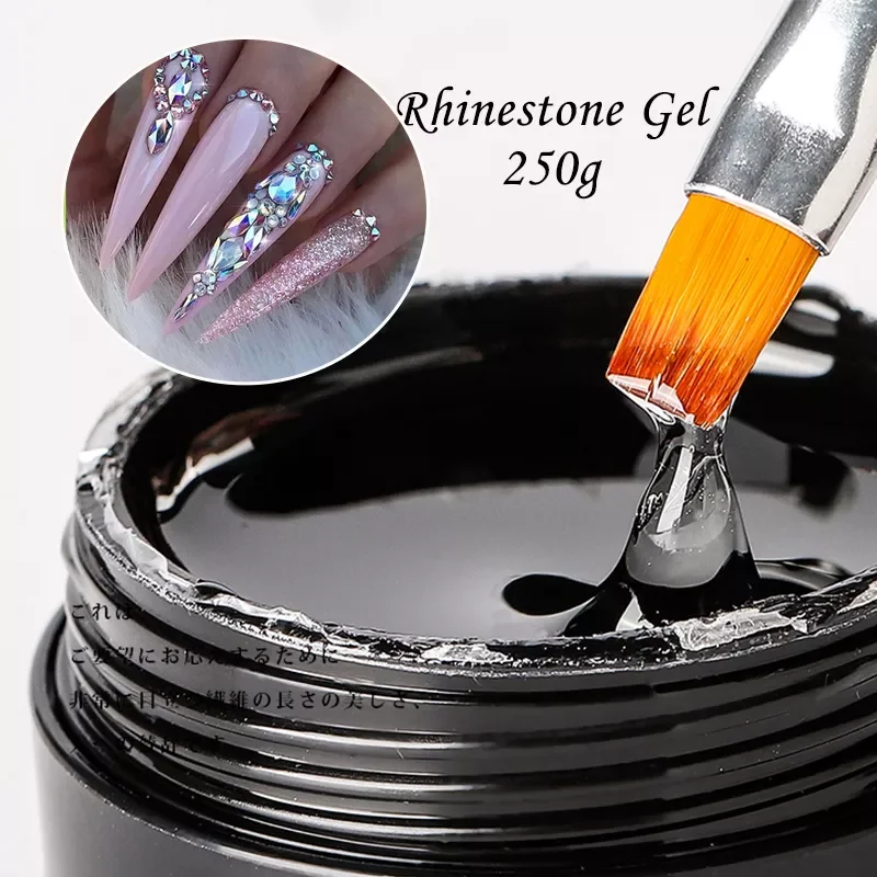 NEW2022 250g Nail Rhinestone Gel No Wipe Glue Super Sticky Crystal Medium Viscosity
NEW2022 250g Nail Rhinestone Gel No Wipe Glue Super Sticky Crystal Medium Viscosity