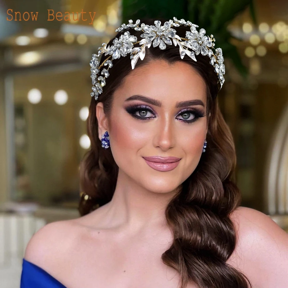 A503 Handmade Crystal Bridal Hairbands Wedding Hair Accessories Rhinestone Tiaras Women Party Gift Hair Hoop Fashion Headdress
A503 Handmade Crystal Bridal Hairbands Wedding Hair Accessories Rhinestone Tiaras Women Party Gift Hair Hoop Fashion Headdress