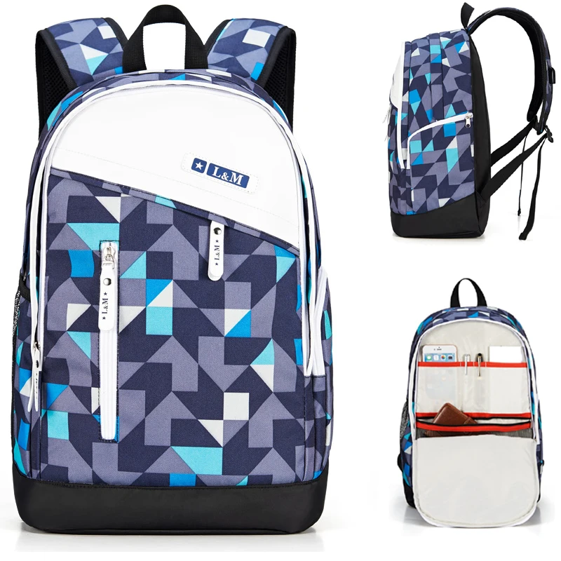 Oxford Geometric Prints Primary Laptop Backpacks Men Fashion Back Pack Travel Rucksack School Bag for Girl Boy Preppy Schoolbag
Oxford Geometric Prints Primary Laptop Backpacks Men Fashion Back Pack Travel Rucksack School Bag for Girl Boy Preppy Schoolbag