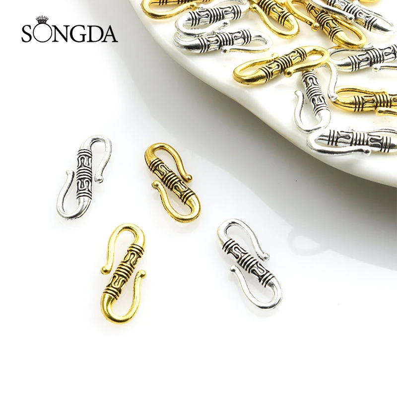 20pcs Retro Alloy S Shaps Bracelet Necklaces Connector Clasps Antique Silver/Gold Color Pendant DIY Jewelry Findings Accessories
20pcs Retro Alloy S Shaps Bracelet Necklaces Connector Clasps Antique Silver/Gold Color Pendant DIY Jewelry Findings Accessories