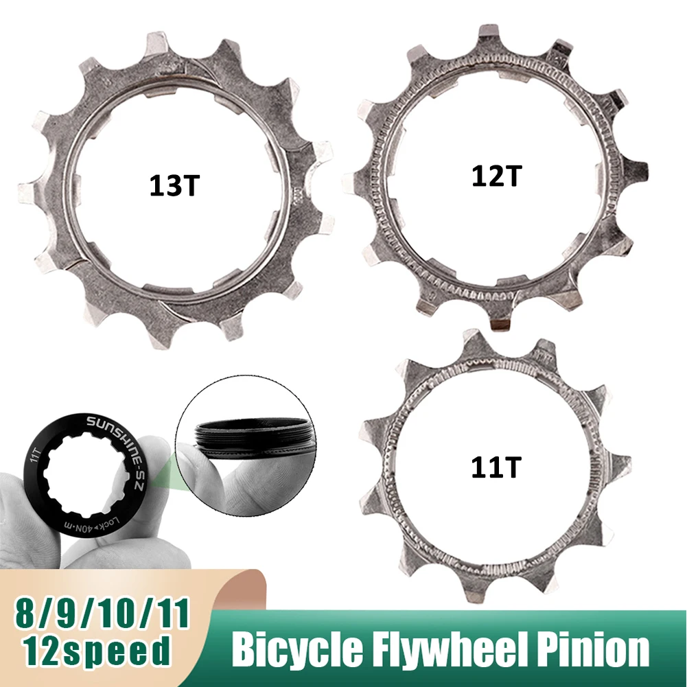 Bicycle Flywheel Pinion Repair Parts 8/9/10/11/12 Speed Bike Cassette 11T/12T/13T Bicycle Flywheel Locking Cover Cycling Parts
Bicycle Flywheel Pinion Repair Parts 8/9/10/11/12 Speed Bike Cassette 11T/12T/13T Bicycle Flywheel Locking Cover Cycling Parts