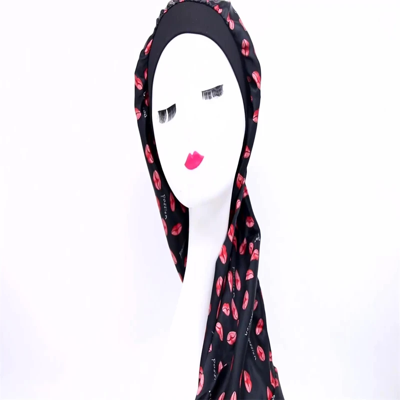 Fashion Ladies High Stretch Long Barrel Satin Solid Print Nightcap Sleep Cap Long Hair Care Hat Bonnet for Women Girls Wholesale
Fashion Ladies High Stretch Long Barrel Satin Solid Print Nightcap Sleep Cap Long Hair Care Hat Bonnet for Women Girls Wholesale