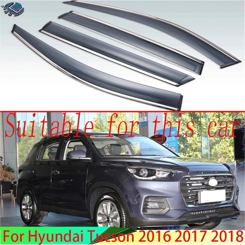 For Hyundai Tucson 2016 2017 2018 Plastic Exterior Visor Vent Shades Window Sun Rain Guard Deflector
For Hyundai Tucson 2016 2017 2018 Plastic Exterior Visor Vent Shades Window Sun Rain Guard Deflector