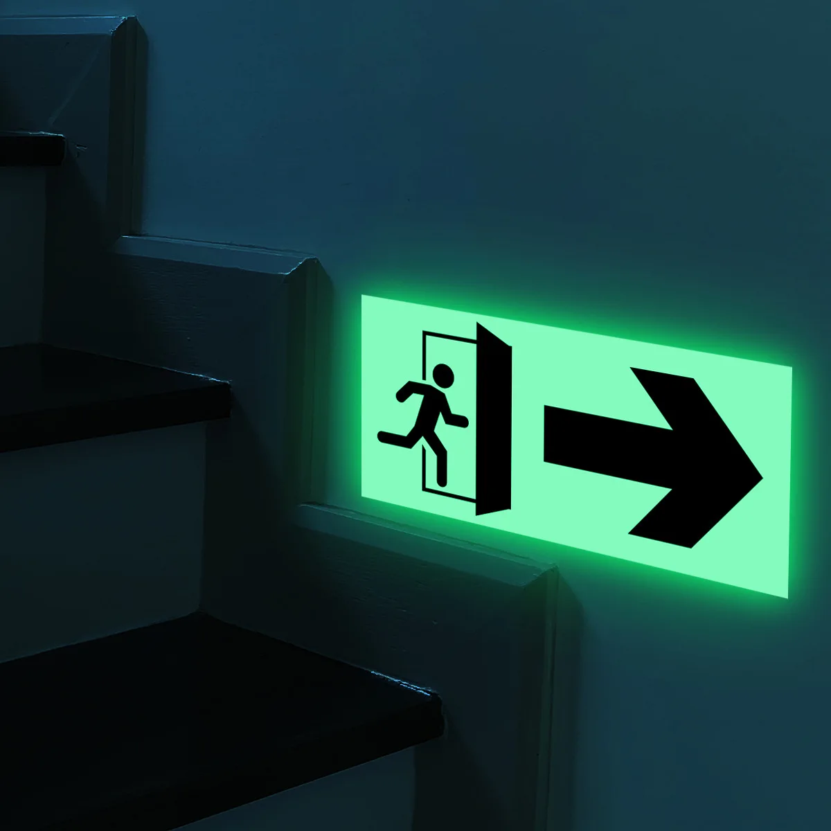 Creative Staircase Safety Passage Evacuation Luminous Wall Sticker Instruction Sticker
Creative Staircase Safety Passage Evacuation Luminous Wall Sticker Instruction Sticker