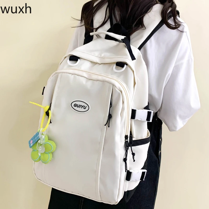 Простая модная однотонная нейлоновая вместительная школьная сумка, многофункциональная Водонепроницаемая дорожная сумка, рюкзак для компьютера
Простая модная однотонная нейлоновая вместительная школьная сумка, многофункциональная Водонепроницаемая дорожная сумка, рюкзак для компьютера