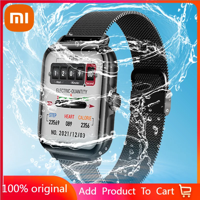 Xiaomi Women Smart Watch Real-time Activity Tracker Heart Rate Monitor Sports Women Smart Watch Men Clock For Android IOS
Xiaomi Women Smart Watch Real-time Activity Tracker Heart Rate Monitor Sports Women Smart Watch Men Clock For Android IOS