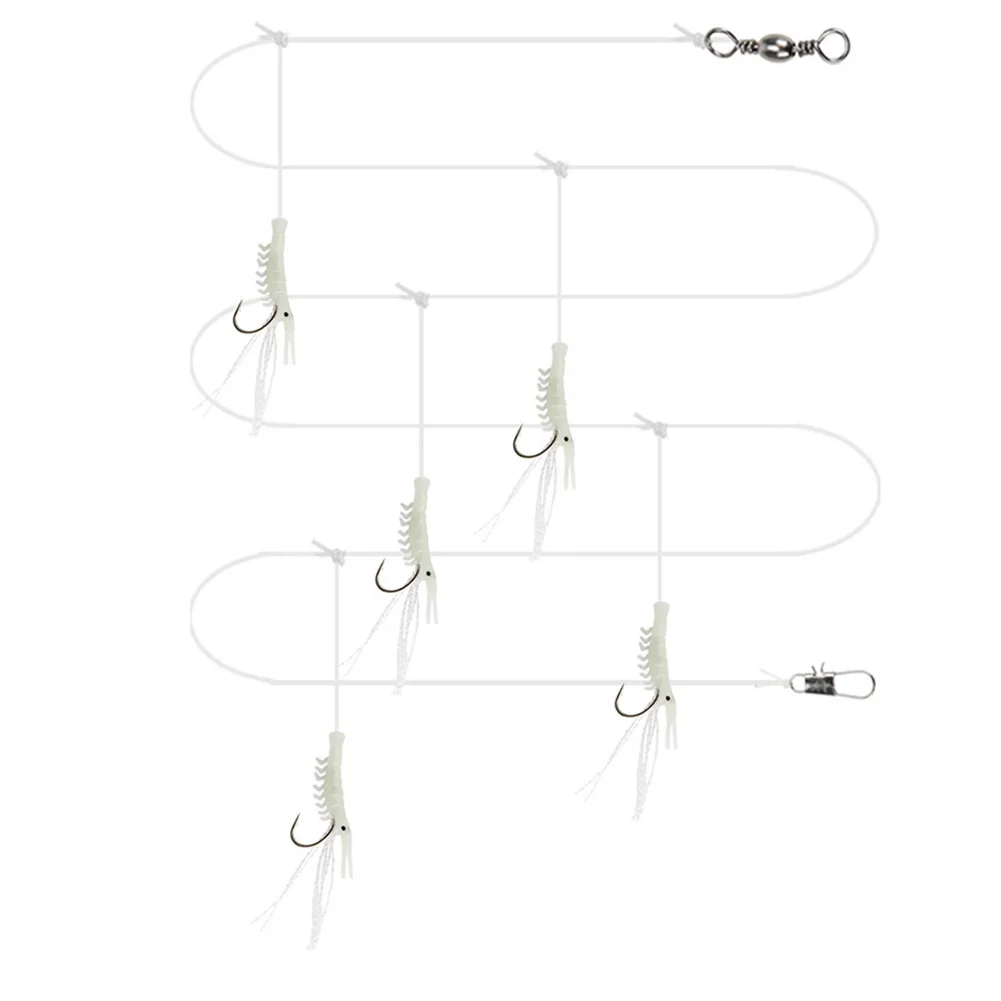 Artificial Bait Shrimp Hook Fishing Lure Accessories Soft Prawn Ultra-sharp Fishing Lure Fishing Tackle Luminous
Artificial Bait Shrimp Hook Fishing Lure Accessories Soft Prawn Ultra-sharp Fishing Lure Fishing Tackle Luminous