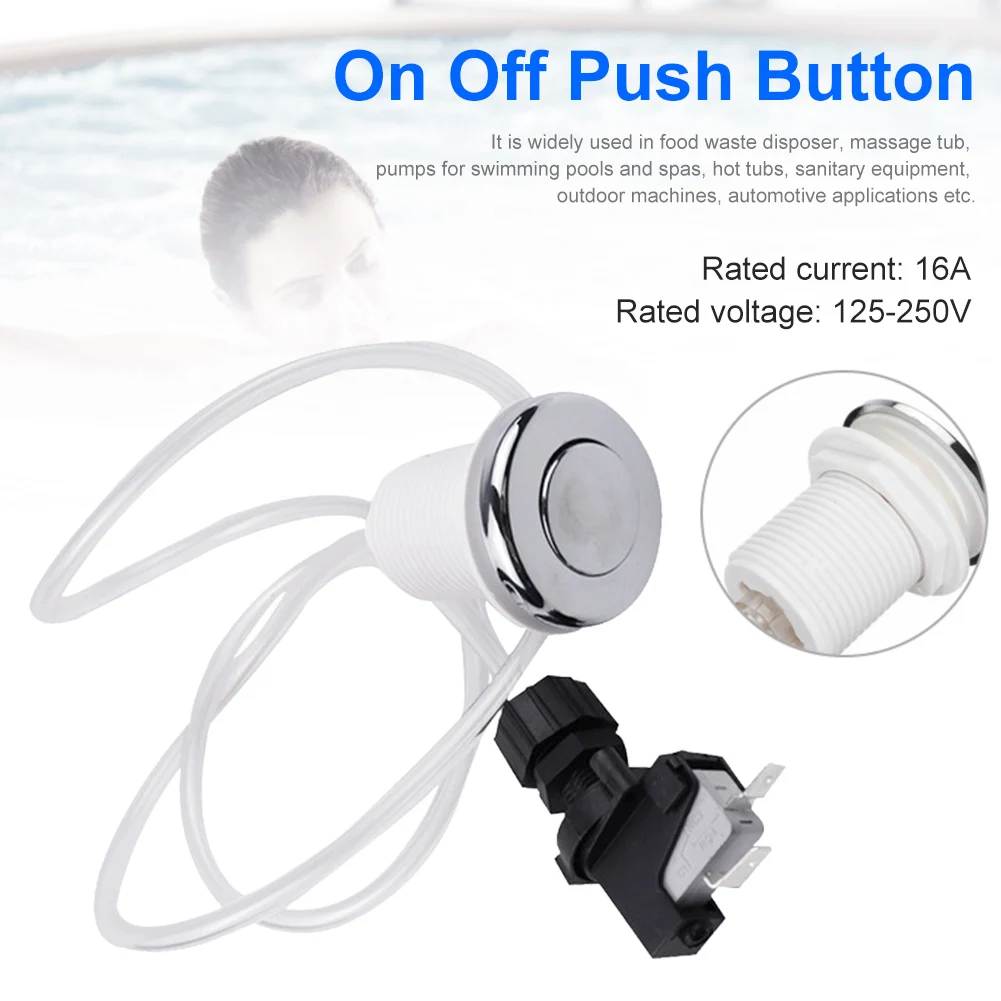 ABS Garbage Disposal Air Switch Kit Push Button On/Off Switch Self-Lock With 1m Air Hose Bath Tub Sink Top Spa Waste Disposer
ABS Garbage Disposal Air Switch Kit Push Button On/Off Switch Self-Lock With 1m Air Hose Bath Tub Sink Top Spa Waste Disposer