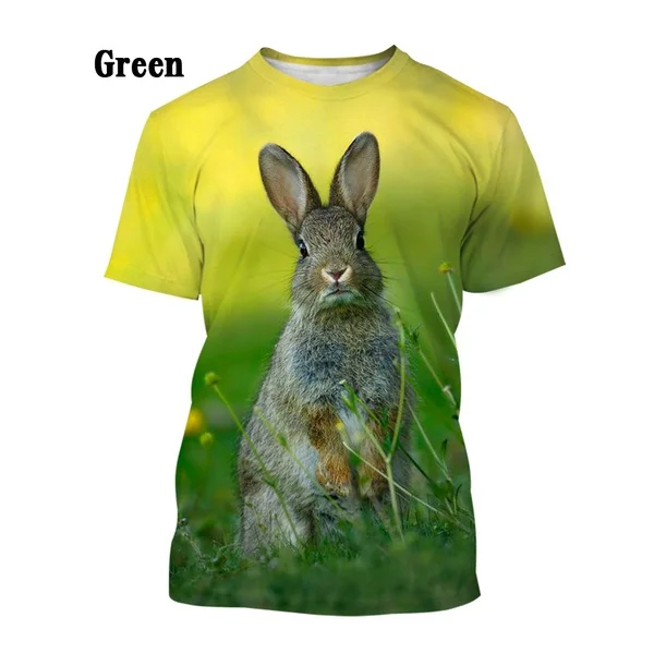 BIANYILONG brand summer T-shirt fashion animal rabbit 3D printing cute rabbit men's and women's short-sleeved sports top
BIANYILONG brand summer T-shirt fashion animal rabbit 3D printing cute rabbit men's and women's short-sleeved sports top