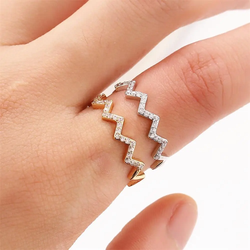 Кольцо TURELOVE для моей дочери вдохновляющее регулируемое кольцо с волнистым
