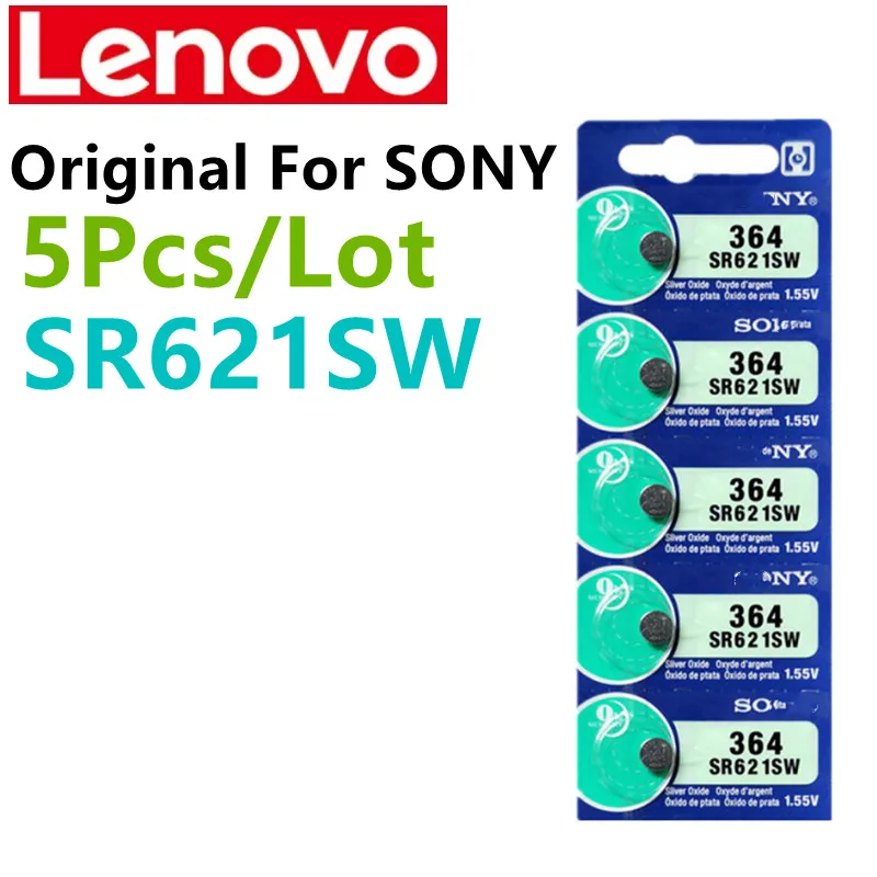 

Original For SONY AG1 LR621 364 164 531 SR621 SR621SW SR60 CX60 1.55V Button Battery For Watch Toys Remote Cell Coin Batteries