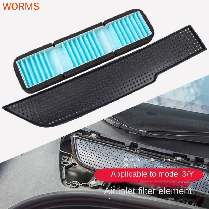 Applicable to 19-20Tesla Tesla Model 3 air conditioning inlet filter element cotton front cover isolation and insect control net
Applicable to 19-20Tesla Tesla Model 3 air conditioning inlet filter element cotton front cover isolation and insect control net