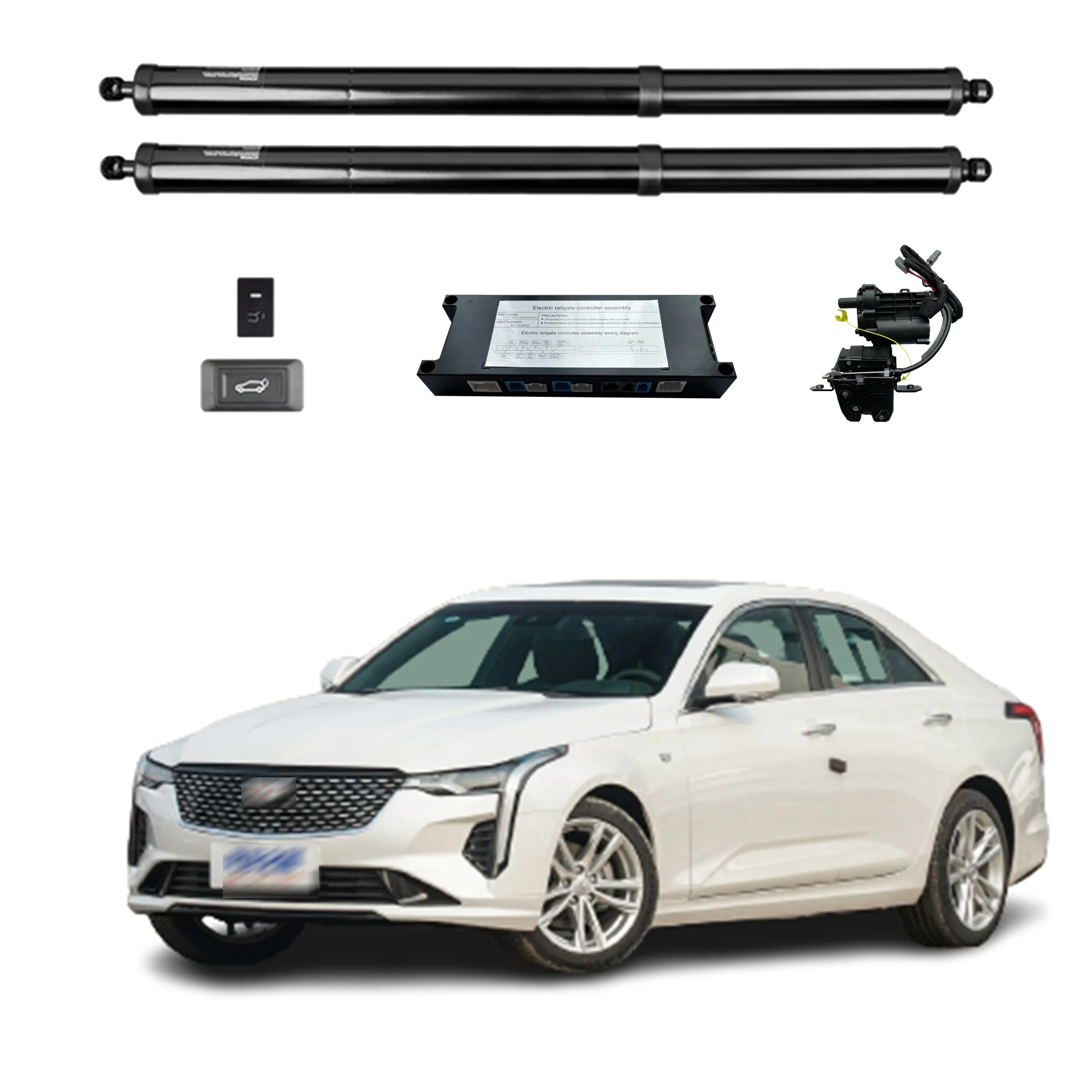 For Cadillac CT4 2020+ Smart Power Tailgate Electric Rear Door Auto Trunk With Remote Control Hands-Free Kick Optional Hot Sale
For Cadillac CT4 2020+ Smart Power Tailgate Electric Rear Door Auto Trunk With Remote Control Hands-Free Kick Optional Hot Sale