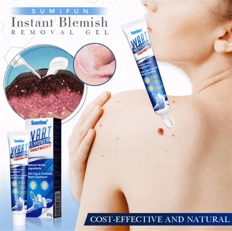 Instant Blemish Removal Gel Sumifun Wart Remover Cream Skin Tag Remover Herbal Extract Corn Plaster Warts Ointment
Instant Blemish Removal Gel Sumifun Wart Remover Cream Skin Tag Remover Herbal Extract Corn Plaster Warts Ointment