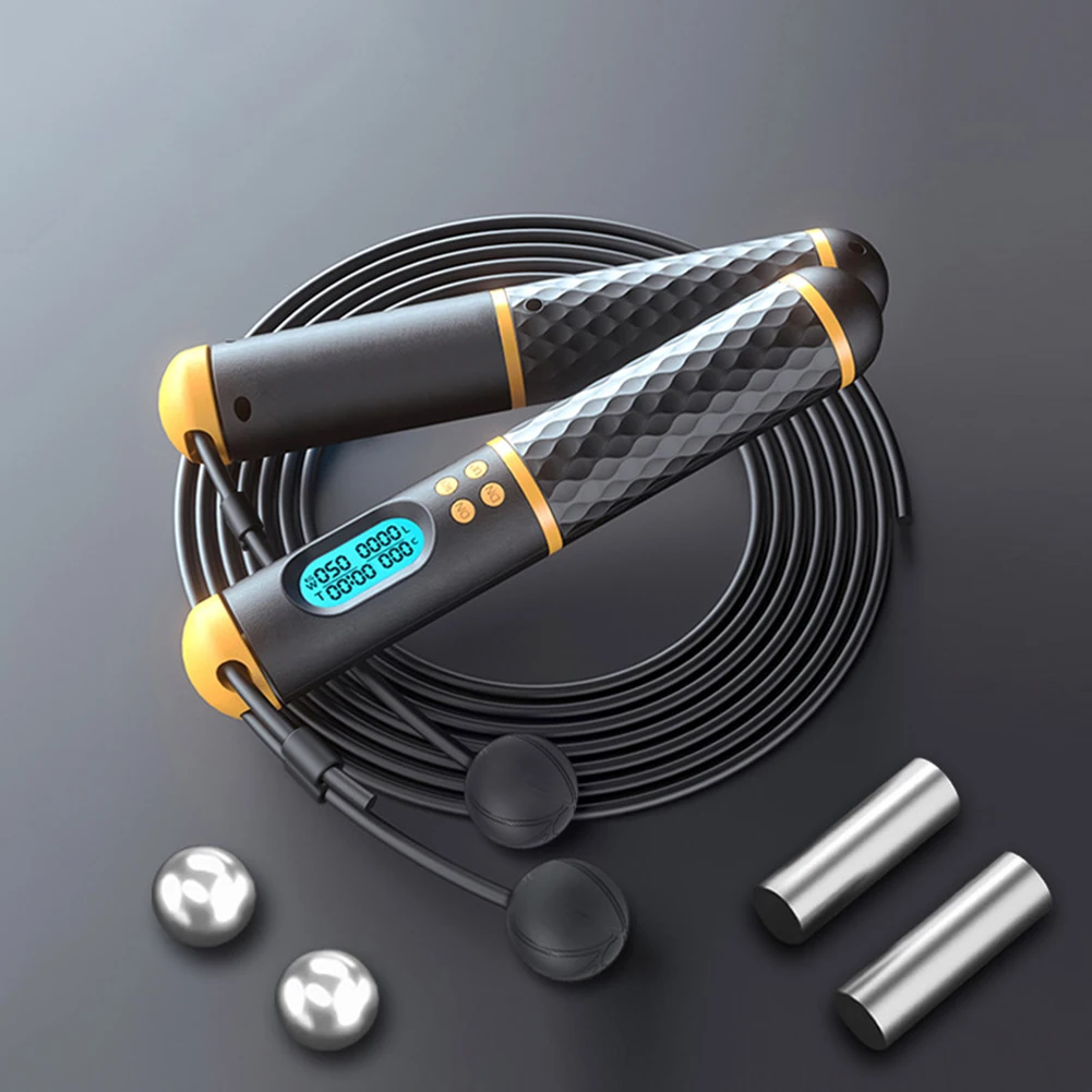 Jump Rope Cordless Jump Rope With Calorie Digital Counter 200MA Battery Skipping Rope Exercise Rope For Adult Fitness Sports
Jump Rope Cordless Jump Rope With Calorie Digital Counter 200MA Battery Skipping Rope Exercise Rope For Adult Fitness Sports
