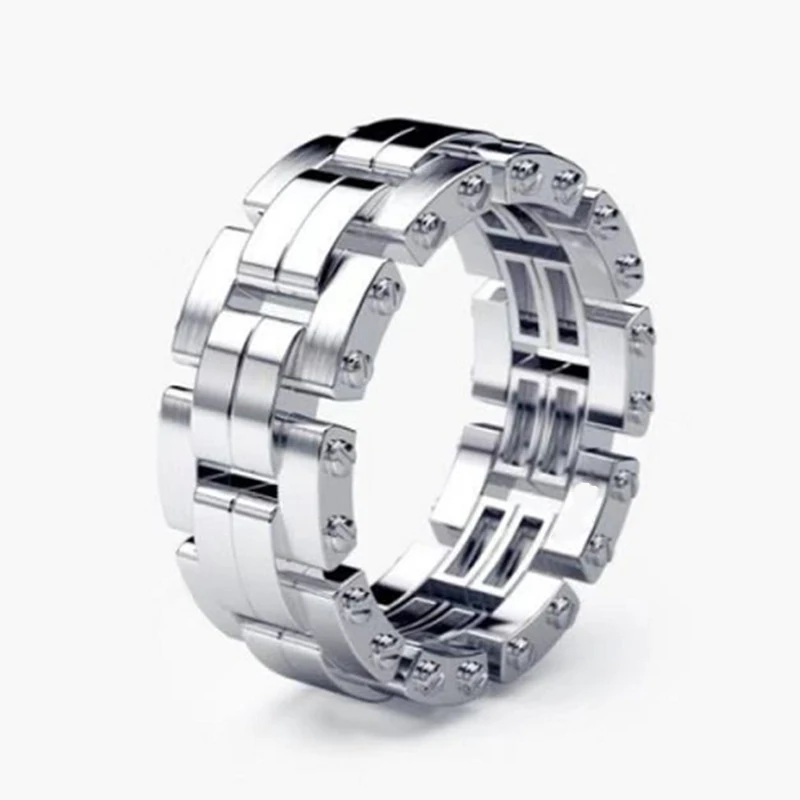 Milangirl Classic Men Ring Fashion Ring With Chain Gold Silver Color Accessories Jewelry For Male Party Gift
Milangirl Classic Men Ring Fashion Ring With Chain Gold Silver Color Accessories Jewelry For Male Party Gift