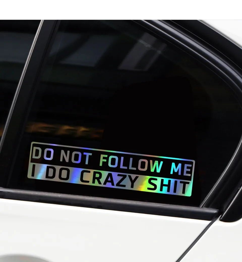 Car Sticker Funny Do not follow me 3*15cm 3D Car Sticker and Decal Reflective Car Decal Wholesale Car Styling Accessories
Car Sticker Funny Do not follow me 3*15cm 3D Car Sticker and Decal Reflective Car Decal Wholesale Car Styling Accessories
