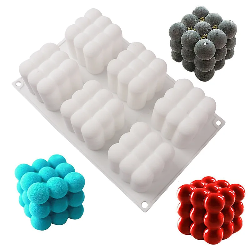 6 Cavity 3D Spherical Silicone Cake Baking Mold For Chocolate Mousse Dessert Bread Ice Cream Pudding Pastry Pan Decorating Tools
6 Cavity 3D Spherical Silicone Cake Baking Mold For Chocolate Mousse Dessert Bread Ice Cream Pudding Pastry Pan Decorating Tools