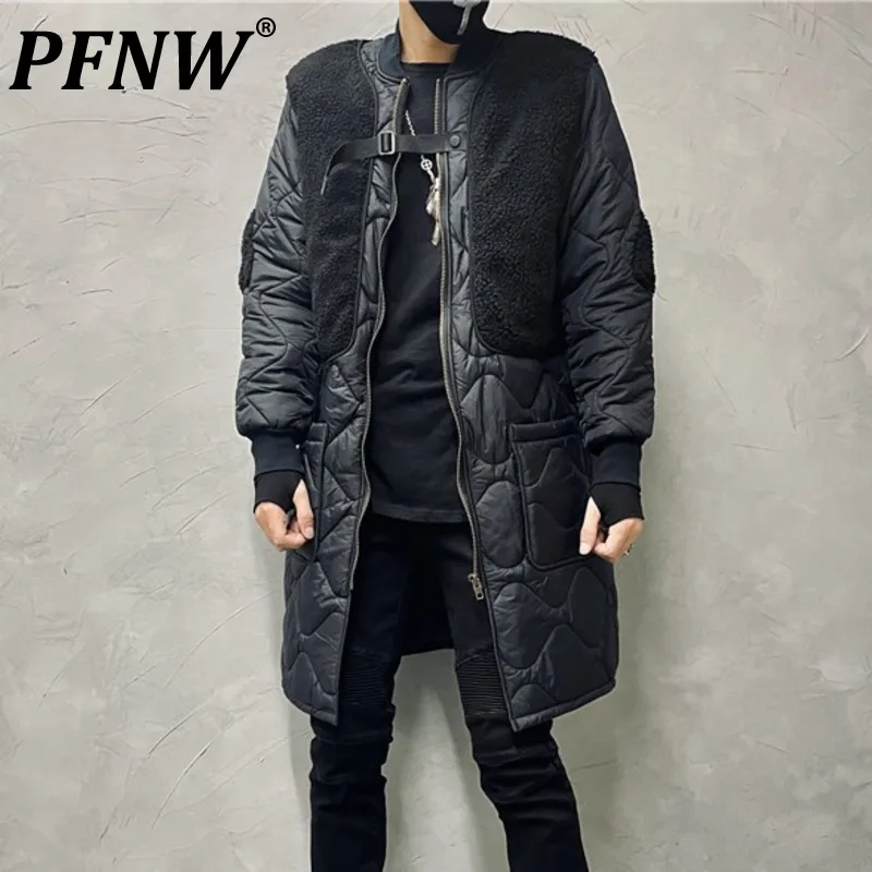 PFNW 2023 Autumn Winter New Men's Fashion Vintage Patchwork Mid Length Cotton Coat Tide Zippers Thicken Warm Padded Top 12A6607
PFNW 2023 Autumn Winter New Men's Fashion Vintage Patchwork Mid Length Cotton Coat Tide Zippers Thicken Warm Padded Top 12A6607