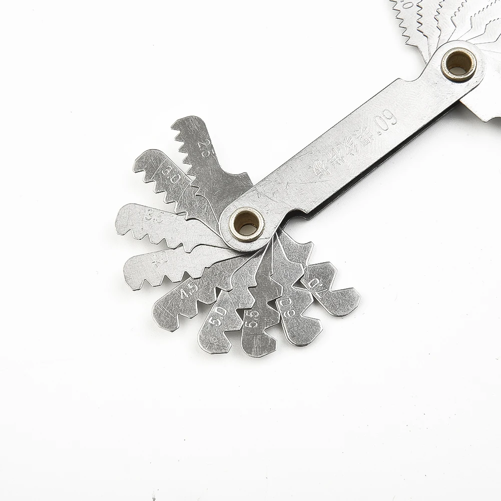 55/60 Degree Metric Inch Thread Plug Gauge Gear Tooth Screw Pitch Gauges Measuring Carbon Steel Center Measurement Lathe Combina
55/60 Degree Metric Inch Thread Plug Gauge Gear Tooth Screw Pitch Gauges Measuring Carbon Steel Center Measurement Lathe Combina