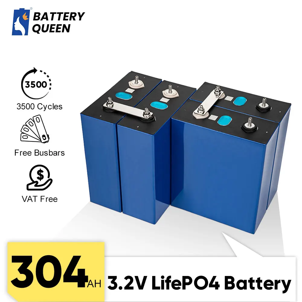 12V LiFePO4 Battery 304AH Lithium 3.2V Prismatic Phosphate Battery Pack 12V 24V Battery Pack for Energy Storage Solar System UPS 
12V LiFePO4 Battery 304AH Lithium 3.2V Prismatic Phosphate Battery Pack 12V 24V Battery Pack for Energy Storage Solar System UPS