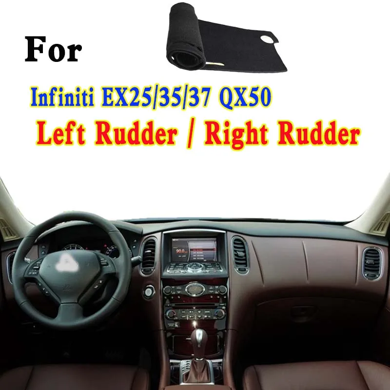 For Infiniti EX25/35/37 QX50 Car-Styling Dashmat Dashboard Cover Instrument Panel Insulation Sunscreen Protective Pad
For Infiniti EX25/35/37 QX50 Car-Styling Dashmat Dashboard Cover Instrument Panel Insulation Sunscreen Protective Pad