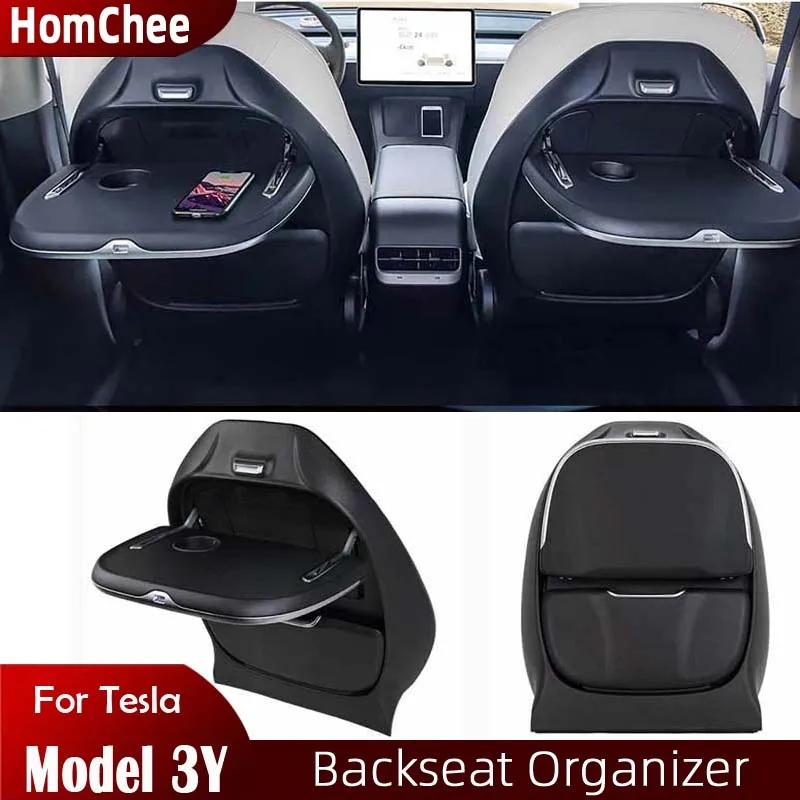 HomChee бизнес-офис модификация заднее сиденье ноутбук стол для Tesla модель 3 Y спинка