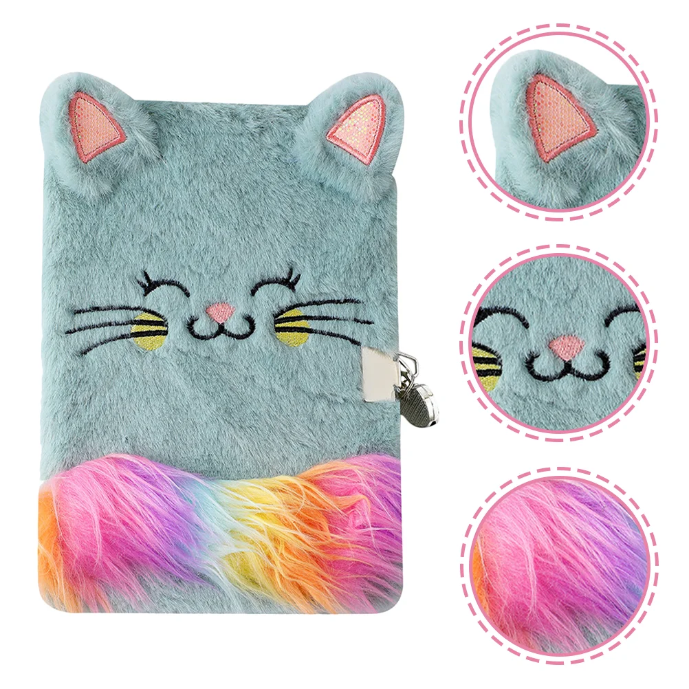 Diary Plush Kids Cat Secret Girls Notepad Journal Notebook Lock Writing Drawing Cartoon Fluffy Animal Girl Book Children Locking
Diary Plush Kids Cat Secret Girls Notepad Journal Notebook Lock Writing Drawing Cartoon Fluffy Animal Girl Book Children Locking