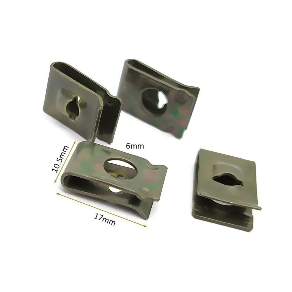 20Pcs/Lot Metal U-Type Clips For Car Bumper Fender Trim Panel Fastener Leaf Board Fastener Grommet Clips Repaire Car Accessories
20Pcs/Lot Metal U-Type Clips For Car Bumper Fender Trim Panel Fastener Leaf Board Fastener Grommet Clips Repaire Car Accessories