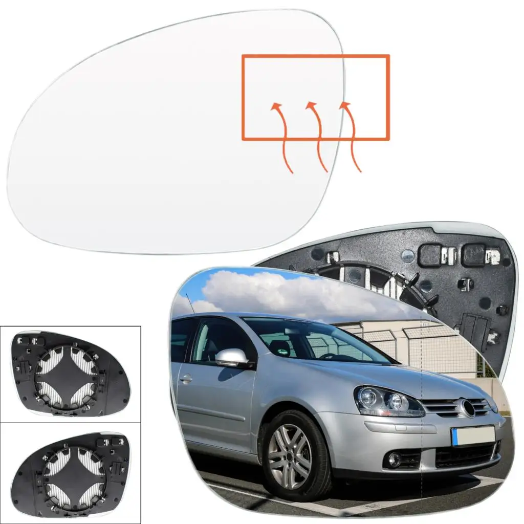 Heated Left Right Car Rear View Door Wing Mirror Glass For VW Golf 5 Jetta Passat B6 Eos 2003 - 2008 Blind Spot Rearview Glasses
Heated Left Right Car Rear View Door Wing Mirror Glass For VW Golf 5 Jetta Passat B6 Eos 2003 - 2008 Blind Spot Rearview Glasses