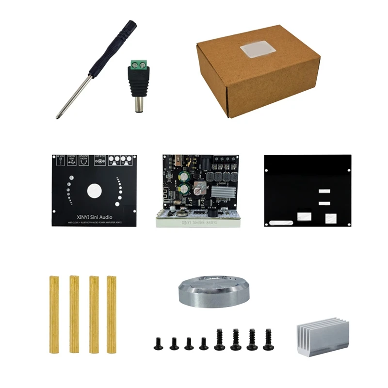 1Set Stereo Bluetooth Digital Amplifier Board Module Multifunction 50Wx2 With WIFI Timing Clock Module
1Set Stereo Bluetooth Digital Amplifier Board Module Multifunction 50Wx2 With WIFI Timing Clock Module