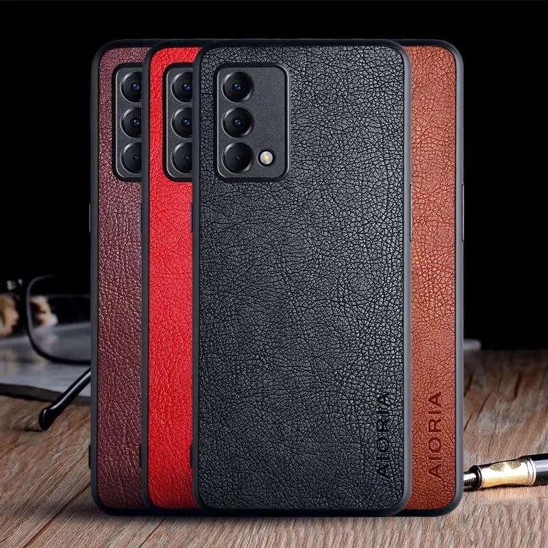 

Case for OPPO Realme GT Master Edition 5G funda luxury Vintage Leather skin capa TPU cover for oppo realme gt master case coque