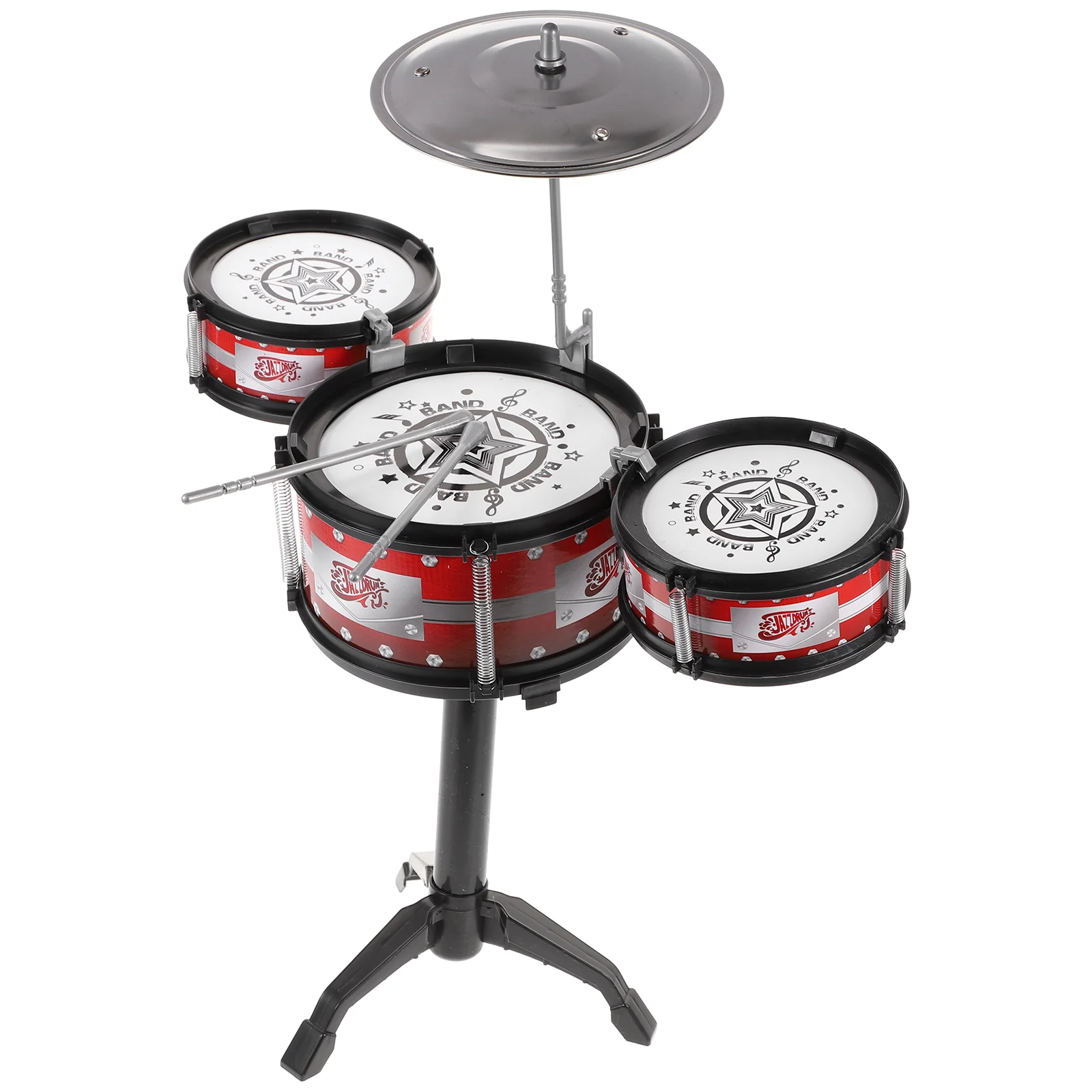 Детский джазовый барабанный инструмент игрушки: детский барабан 3 барабана с 2 барабанными палочками Ударные Игрушки для раннего развития для детей красный
Детский джазовый барабанный инструмент игрушки: детский барабан 3 барабана с 2 барабанными палочками Ударные Игрушки для раннего развития для детей красный